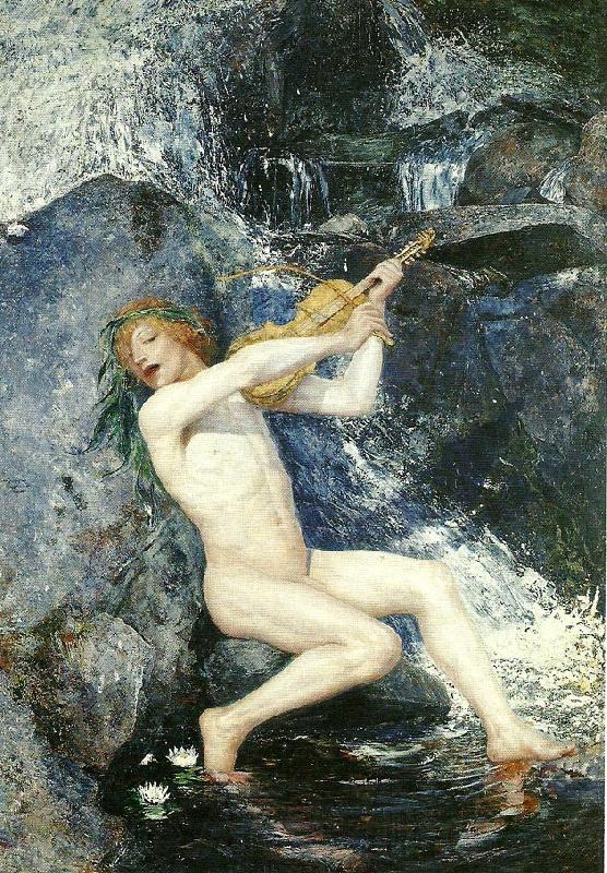 Ernst Josephson nacken France oil painting art